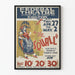 Plakat vintage teatr "The Squall" - Retro dekoracja ścienna