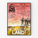 Plakat zaangażowany The Struggle is For Land - Dekoracja ścienna z zaangażowaniem