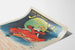 Plakat vintage The Sunday Journal - Tancerka w czerwonej sukni