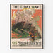 Plakat Vintage The Tidal Wave - 95 Statków Wypuszczonych, 1918