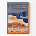 Plakat vintage Wielkie Jeziora Ekspozycja 1936 Cleveland