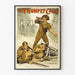 Plakat dekoracji ściennej vintage The Trumpet Calls