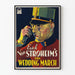 Plakat retro dekoracja ścienna Marsz weselny