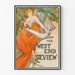 Plakat vintage The West End Review autorstwa Alfonsa Muchy