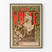 Plakat Vintage The White - Dekoracja Ścienna Retro Artem Legrand