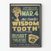 Plakat vintage Teatr The Wisdom Tooth