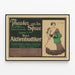 Plakat vintage teatru Der Aktienbudiker z Joséfine Dora — oprawiony obraz na ścianie