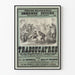 Stary plakat Teatr Beaumarchais Les Traboucayres - Vintage dekoracja ścienna