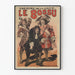 Plakat Teatr Gaîté Le Bossu Dekoracja Ścienna Vintage