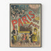 Plakat vintage teatru Théâtre de la Renaissance Paryż bez Paryża