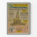 Plakat Teatr Bouffes-du-Nord Stefanoff - Vintage'owa dekoracja ścienna Paryż