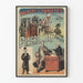Plakat vintage Teatr Variétés - Le Fiacre 117, komedia-vaudeville w 3 aktach