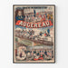 Plakat vintage teatru Château d'Eau - Dramat Augereau w 5 aktach