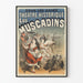 Plakat Teatr Historyczny Les Muscadins - Vintage'owa Dekoracja Ścienna