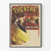 Plakat Teatr Nowoczesny Codziennie Wieczorem - Vintage Dekoracja Ścienna