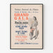Stary plakat Wielka Gala w Teatrze Narodowym Opery 1940
