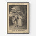 Plakat vintage Teatr Narodowy Lyrique Paul & Virginie Dekoracyjny