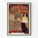 Plakat Teatro Regio Torino dekoracyjny vintage
