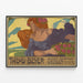 Plakat vintage Theodor Beyer Kunst-Anstalt Drezno — oprawiony obraz na ścianie