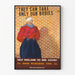 Vintage plakat propagandowy „They Can Take Only Our Bodies” do dekoracji ściennych