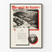 Vintage marine amerykański „They Must Be Ready” – Plakat dekoracyjny wojskowy