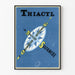 Plakat reklamowy vintage sulfonamid Thiacyl