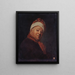 Portret malarza Étienne Jeaurat 1699-1789 - Étienne Aubry — oprawiony obraz na ścianie