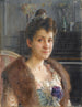 Portret Mme C. siostry artysty - Étienne Dinet — widok dzieła