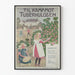 Plakat vintage walka z gruźlicą 1915 - Retro dekoracja ścienna