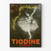 Plakat vintage Tiodine Cognet tancerka inspirowana Degasem