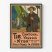 Plakat vintage Tir Cantonal Vaudois w Nyonie 1906