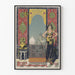 Plakat dekoracyjny labirynt w stylu orientalnym vintage
