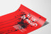 Plakat To Die in Madrid w stylu graficznym czerwono-czarnym