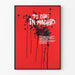 Plakat To Die in Madrid w stylu graficznym czerwono-czarnym