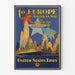 Plakat vintage 'To Europe The American Way' United States Lines