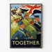 Plakat Vintage Militarystyczny - Zestaw Jednostki Międzynarodowej
