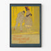 Plakat vintage Maskenball w Zurychu do dekoracji ściennej
