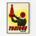 Plakat vintage Tonique Roche design retro
