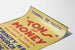 Plakat vintage Teatr Tons of Money - Dekoracja ścienna w stylu retro