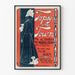 Plakat vintage 'Topsy’s in Town' - Dekoracja ścienna retro