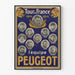 Plakat vintage Tour de France 1914 drużyna Peugeot