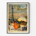 Plakat vintage Wycieczka Kolejowa Fourvières w Lyonie