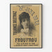 Plakat vintage z tournée Jane Méa - Froufrou sztuka w 5 aktach