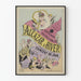 Plakat vintage Teatr Koncert Alcazar Zima Faubourg Poissonnière