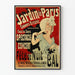 Plakat Vintage Ogród Paryża Spektakl Koncert