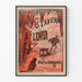 Plakat vintage Wielka Tawerna Piekła - Oryginalna dekoracja ścienna