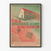 Vintage plakat sprzedaży domów robotniczych – Retro dekoracja ścienna