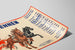 Plakat vintage wyścigu kłusaków na Praterze 1934 — widok dzieła
