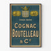 Vintage plakat Cognac Boutelleau - Elegancka dekoracja ścienna
