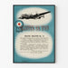 Plakat wojskowy vintage Halifax Bulletin nr 13